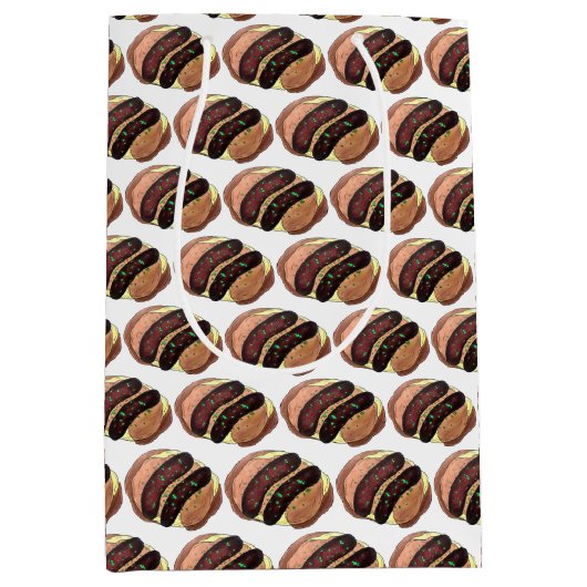 Banges and Mash Sausage Potato British UK Food Mittlere Geschenktüte (Vorderseite)