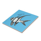 Banggai cardinalfish cartoon illustration fliese (Seite)