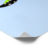 Banggai Cardinalfish Rainbow Poster (Ecke)