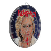 BANGHAZI 4 HILLARY DARTBOARD DARTSCHEIBE (Vorderseite Links)