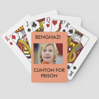 BANGHAZI CLINTON FÜR GEFÄNGNIS SPIELKARTEN