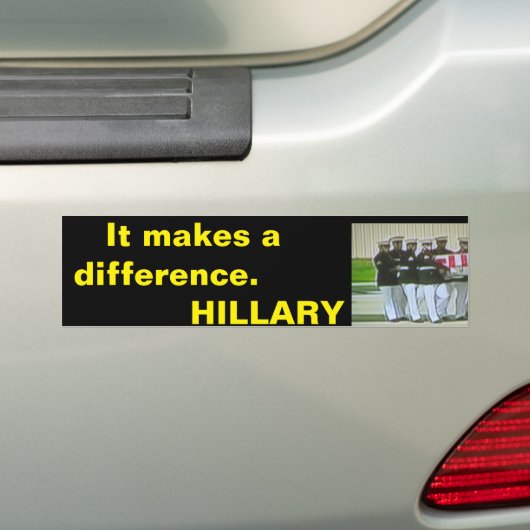 Banghazi. Es unterscheidet. Hillary Autoaufkleber (Auf Auto)