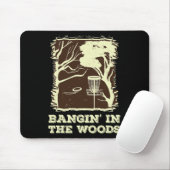 Bangin 'In The Woods für Disc Golf Mousepad (Mit Mouse)