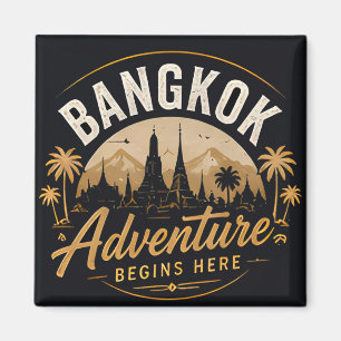 Bangkok-Abenteuer Beginnt Hier Magnet