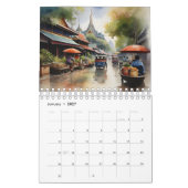 Bangkok Aquarell Kalender (Jan 2027)