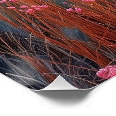 Bangkok: Arte de linea con coordenadas Poster (Ecke)