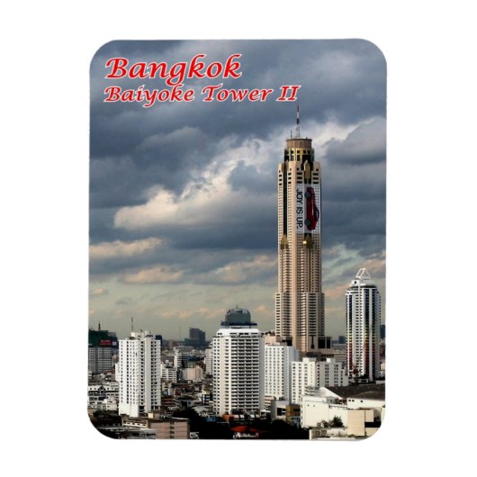 Bangkok - Bayoke Tower II - Thailand - Magnet (Vertikal)