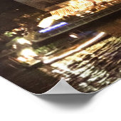 Bangkok bei Nacht Poster (Ecke)