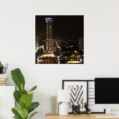Bangkok bei Nacht Poster (Heimbüro)