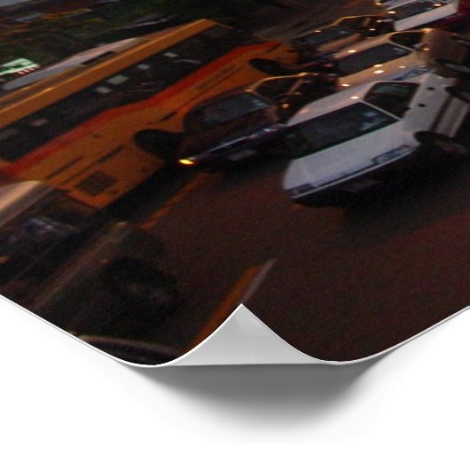 Bangkok bei Sunset Poster (Ecke)