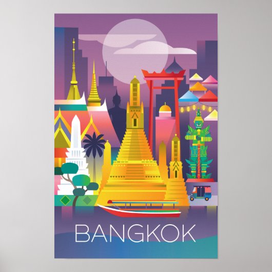 Bangkok Druck Poster (Vorne)