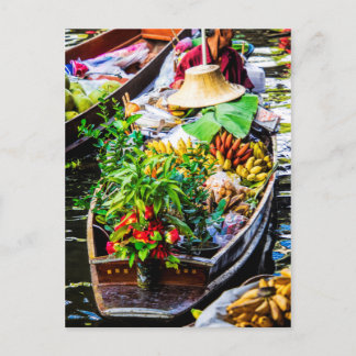 Bangkok | Floating Market Postkarte