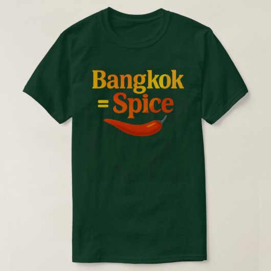 Bangkok = Gewürz T-Shirt (Design vorne)