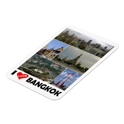 Bangkok - I Liebe - Thailand - Magnet (Linke Seite)