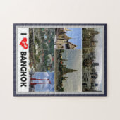 Bangkok - I Liebe - Thailand - Puzzle (Horizontal)