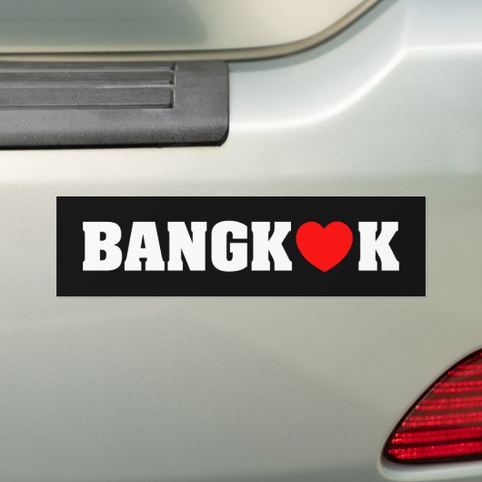 BANGKOK-LIEBE AUTOAUFKLEBER (Auf Auto)