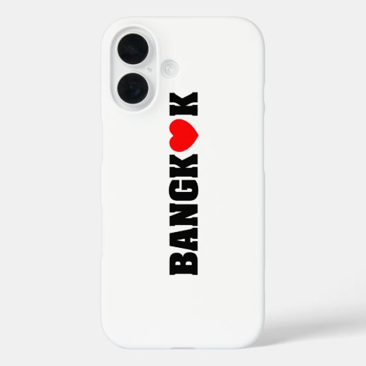 BANGKOK-LIEBE Case-Mate iPhone HÜLLE (Rückseite)