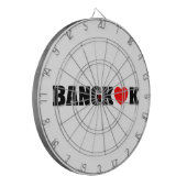 BANGKOK-LIEBE DARTSCHEIBE (Vorderseite Links)