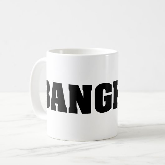 BANGKOK-LIEBE KAFFEETASSE (Vorderseite Links)