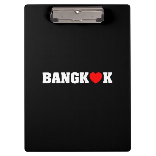 BANGKOK-LIEBE KLEMMBRETT (Vorderseite)