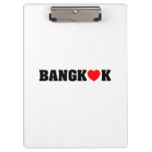 BANGKOK-LIEBE KLEMMBRETT (Vorderseite)