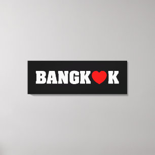 BANGKOK-LIEBE LEINWANDDRUCK
