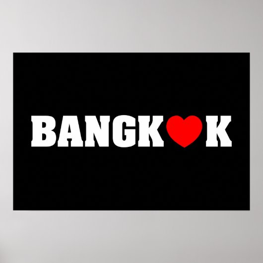 BANGKOK-LIEBE POSTER (Vorne)