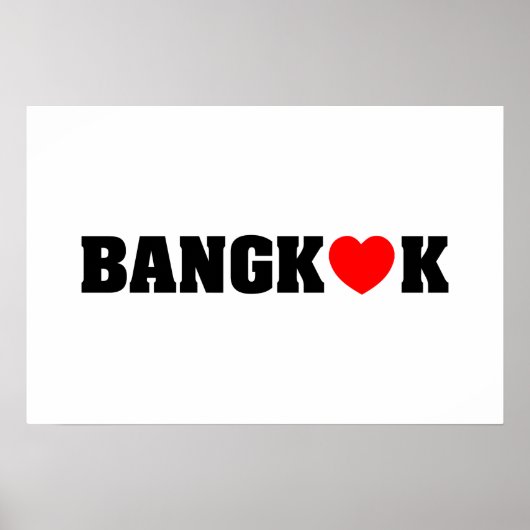 BANGKOK-LIEBE POSTER (Vorne)
