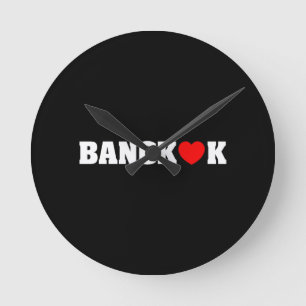 BANGKOK-LIEBE RUNDE WANDUHR