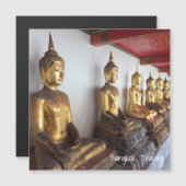 Bangkok-Magnet Magnetkarte (Vorne/Hinten)