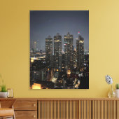 Bangkok Nachtleben Fotografie Geschenk Idee Leinwanddruck (Insitu (Wohnzimmer))