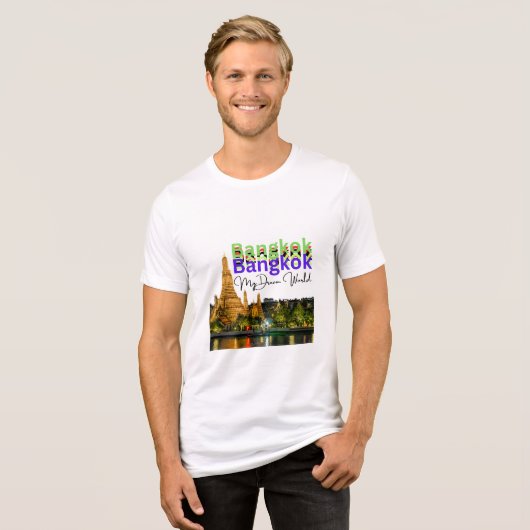 Bangkok Nights Tri-Blend Shirt (Vorderseite voll)