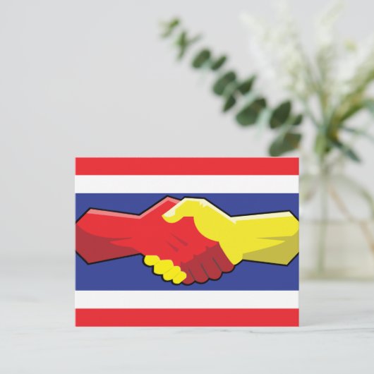 Bangkok Postcard Postkarte (Stehend Vorderseite)