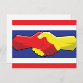 Bangkok Postcard Postkarte (Vorne/Hinten)