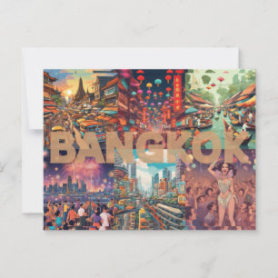Bangkok Postcard Postkarte