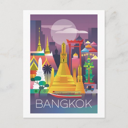 Bangkok Postcard Postkarte (Vorderseite)