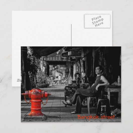 Bangkok Postkarte (Vorne/Hinten)