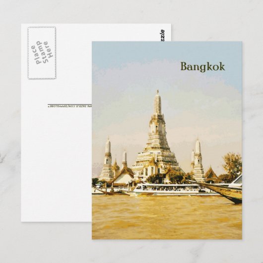 Bangkok Postkarte (Vorne/Hinten)
