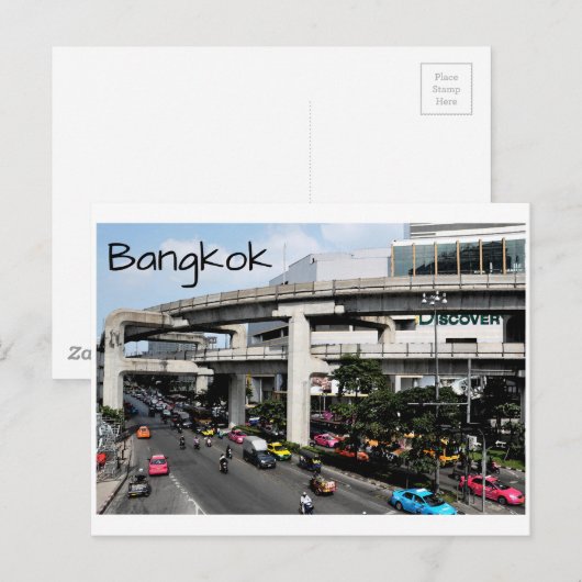 Bangkok Postkarte (Vorne/Hinten)