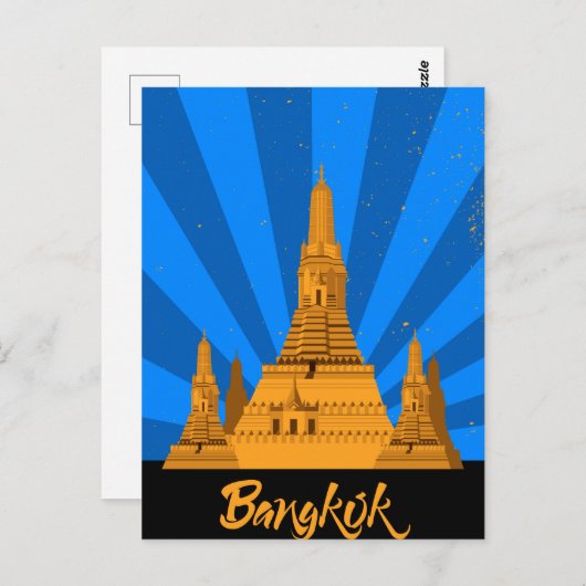 Bangkok Postkarte (Vorne/Hinten)
