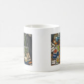 Bangkok, sich hin- und herbewegender Markt Kaffeetasse (Mittel)