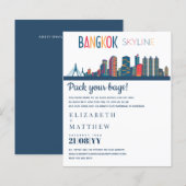 BANGKOK Skyline Hochzeitbudget (Vorne/Hinten)