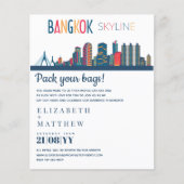 BANGKOK Skyline Hochzeitbudget (Vorderseite)