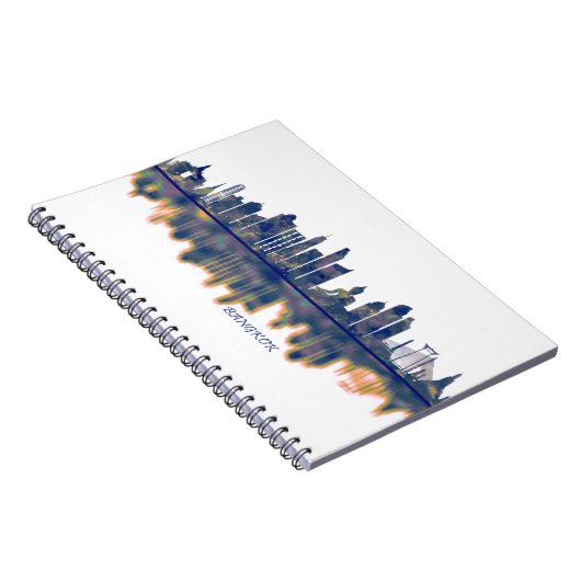 Bangkok Skyline Notizblock (Rechte Seite)