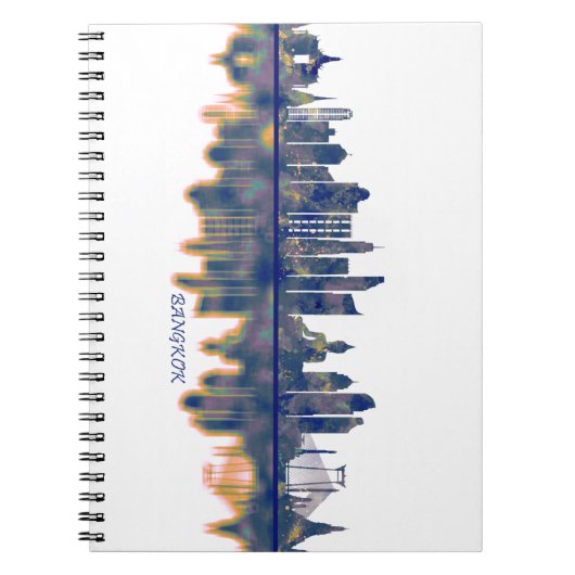 Bangkok Skyline Notizblock (Vorderseite)