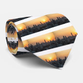 Bangkok skyline sunset panorama background krawatte (Gerollt)
