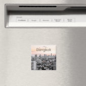 Bangkok Skyline Sunset Panorama BKK Thailand Magnet (In Situ (Geschirrspüler))