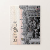 Bangkok Skyline Sunset Panorama BKK Thailand Puzzle (Vertikal)