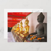 Bangkok-Tempel Postkarte (Vorne/Hinten)