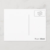 Bangkok-Tempel Postkarte (Rückseite)